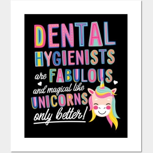 Dental Hygienists are like Unicorns Gift Idea Posters and Art